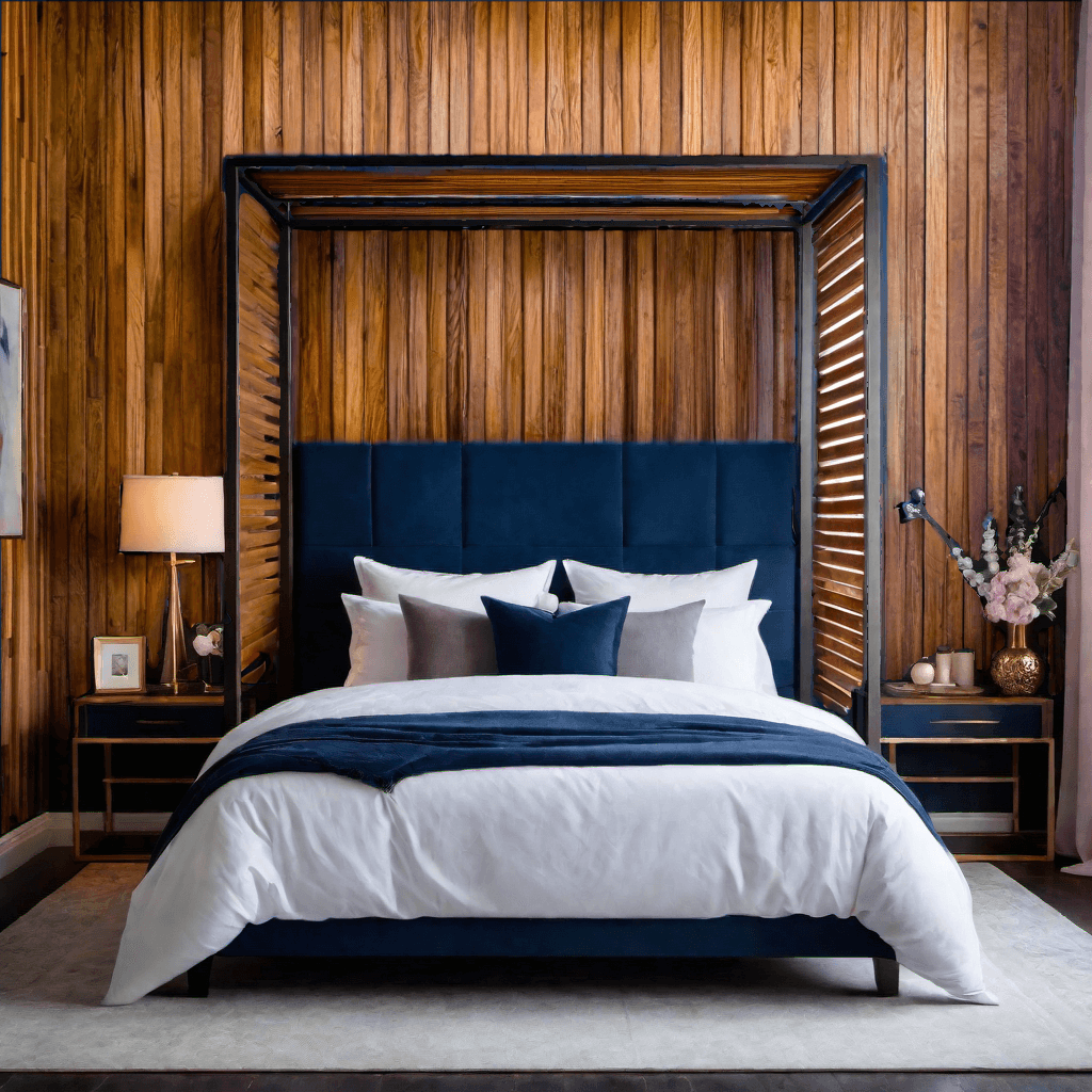 Output wall with timber slats