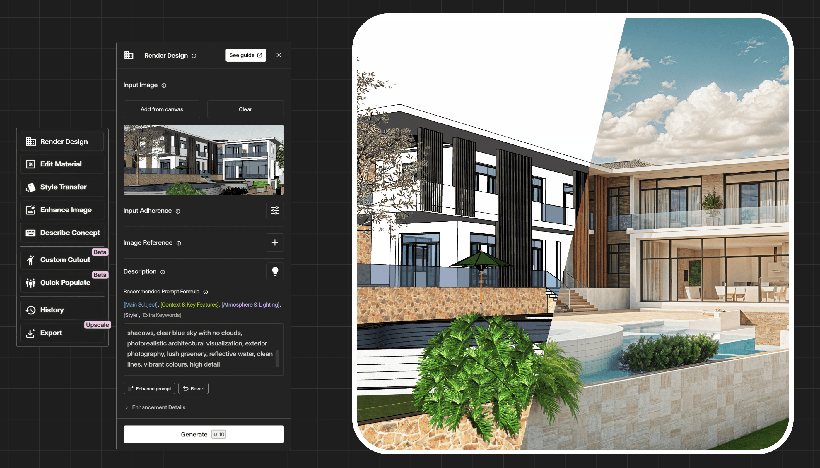 Design to Image (Render)